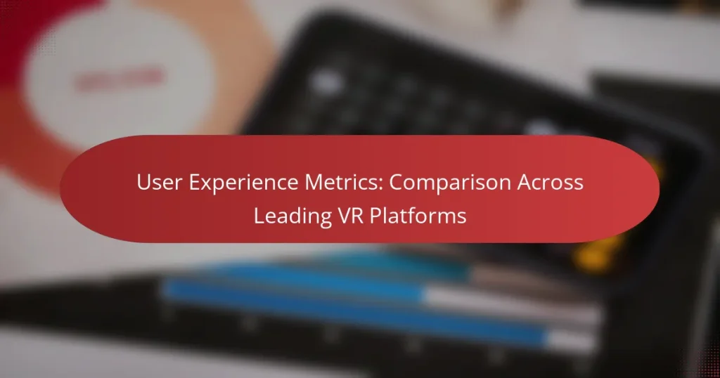 User Experience Metrics: Comparison Across Leading VR Platforms